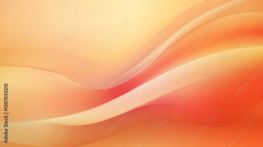 Poster beige to orange gradient background featuring a smooth, blurred design in a vector style.
