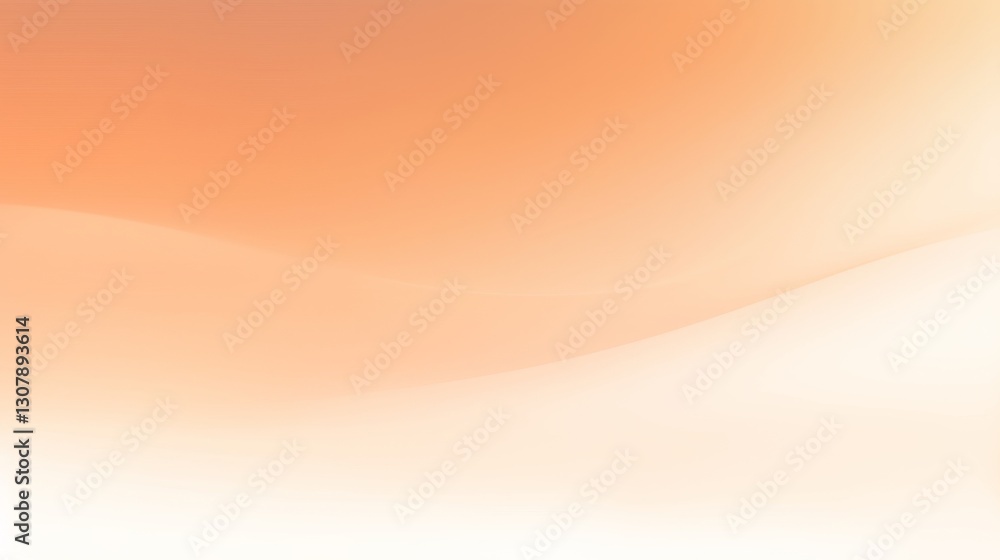 Poster beige to orange gradient background featuring a smooth, blurred design in a vector style.