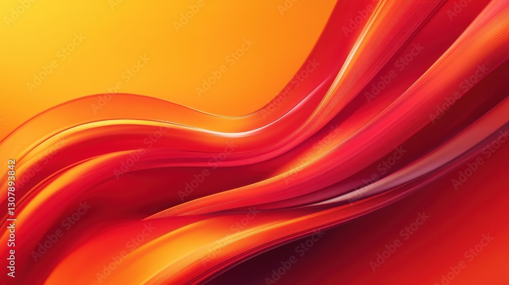 Aufkleber A high-speed motion blur effect with abstract red and orange curved lines, creating a vibrant and energetic background. The center offers a blank space for custom text or design.