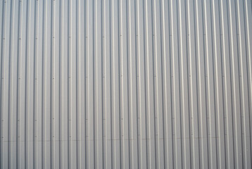 white corrugated metal wall surface