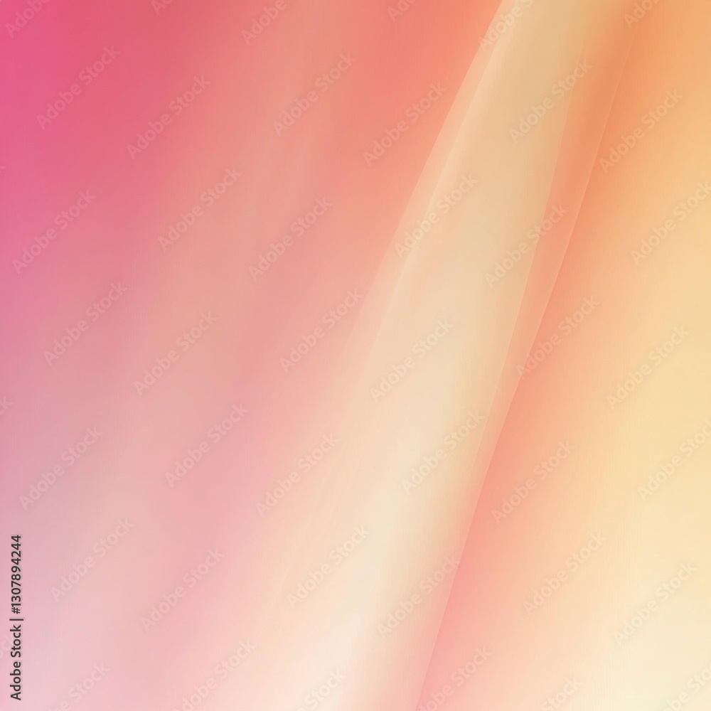 Poster beige to pink gradient background featuring a smooth, blurred design in a vector style.