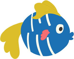 funny cartoon fish
