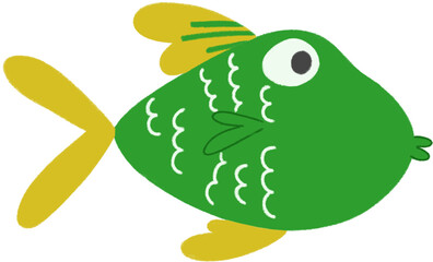 Green  fish