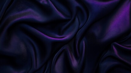 Fototapeta premium Lustrous Purple Satin Fabric / 光沢のある紫のサテン生地