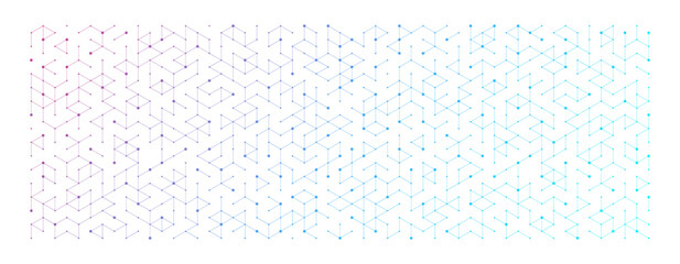 Modern health care or medical background design. Health care innovation concept. Horizontal header web banner. Abstract geometric background with hexagon shapes for medicine, science, chemistry.