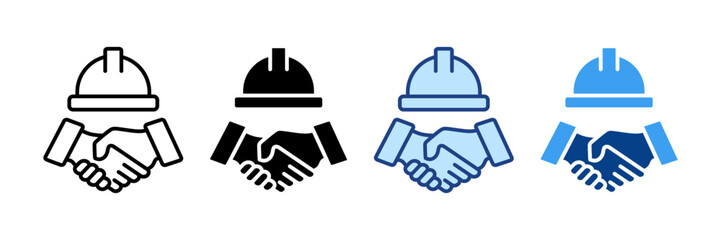 Project Collaboration  Icon Set Multiple Style Collection