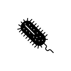 Coccus Bacteria glyph icon