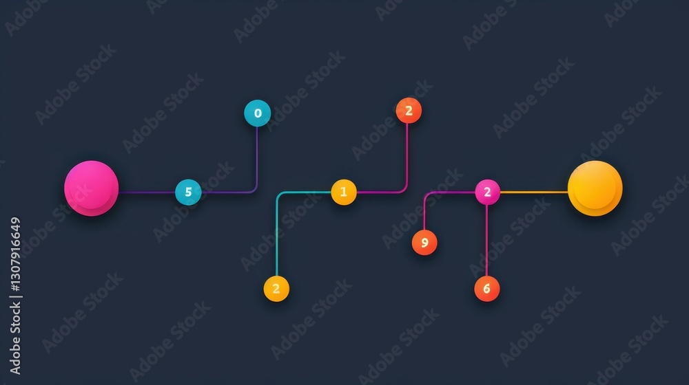 Aufkleber create a clear workflow with this horizontal timeline infographic designed for six points, ideal for