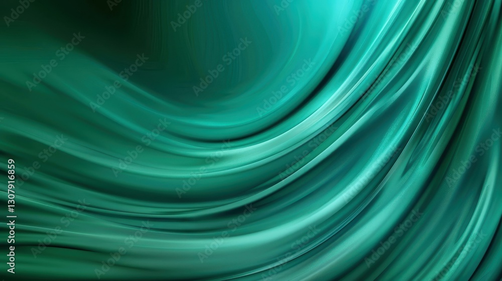 Poster experience the depth of nature with this abstract blurred green backdrop, perfect for enhancing your