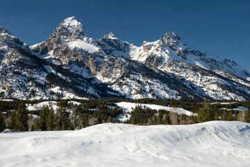 Teton winter; Grand Teton NP; Wyoming