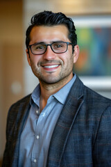 A baking tray of colorful stuffed bell peppers with quinoa and vegetables, ready to serve