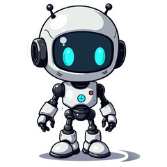 blue screen robot
