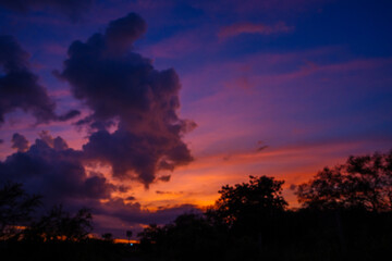 atardecer