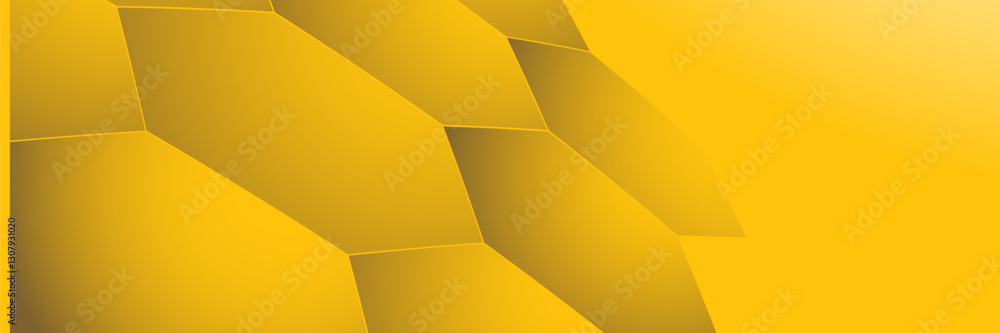 Wall mural banner template design with header interface gradient style