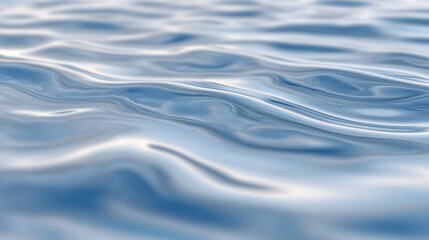 Naklejka premium Tranquil Tropical Sea with Mesmerizing Blue Waves and Reflective Ripples A Serene and Captivating Natural Scenery Showcasing the Fluid Beauty of the Ocean