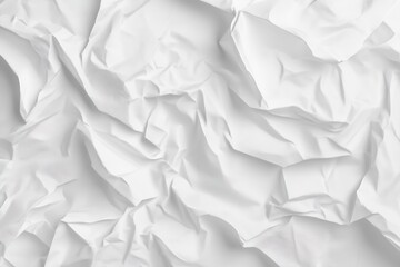 Fototapeta premium Elegant Crumpled White Paper Background for Photography and Graphic Design : Generative AI