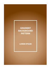 Brown gradient background pattern, digital design, template