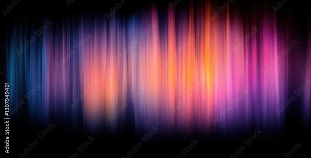 Poster vibrant abstract light waves with gradients of color creating a stunning background for creative pro
