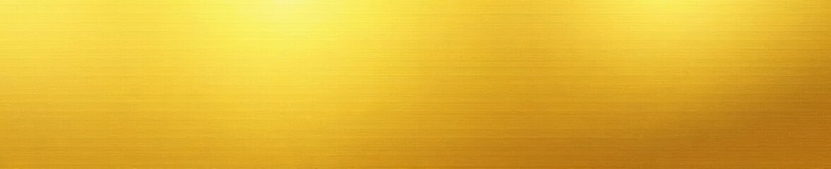 Fototapeta premium Wide brushed gold plate, deep texture, metallic sheen, opulent, textured metal, gleam