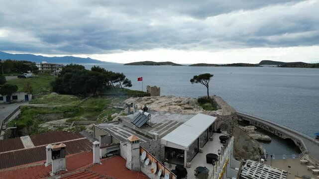 Izmir old foca coastline