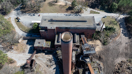 Smoke Stack Old Incinerator Power Plant