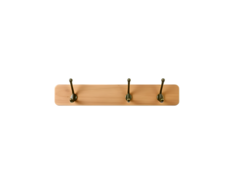 Wooden clothes peg isolated on transparent background