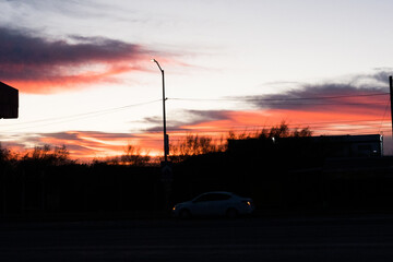 atardecer
