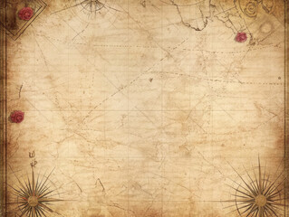 old nautical map background  
