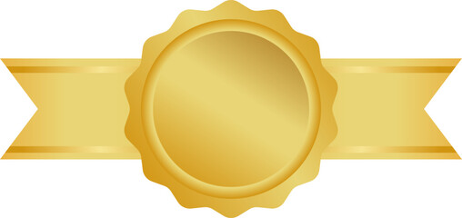 Gold Medal Badge
