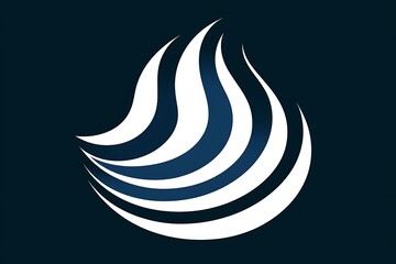 Obraz premium Abstract Waves Design on Dark Background