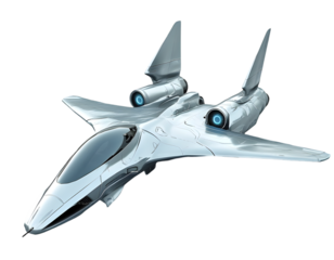 futuristic jet silver aircraft sleek fighter modern plane
metal bird advanced flyer chrome jet sky warrior speed machine high tech craft concept plane jet design aerial vehicle png isolated in white