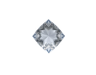 Fototapeta premium Diamond isolated on a transparent background