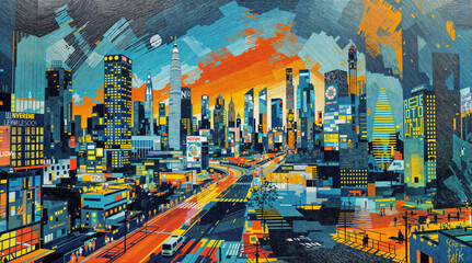 urban digital art