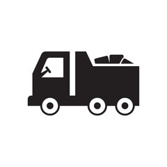 dump truck icon symbol