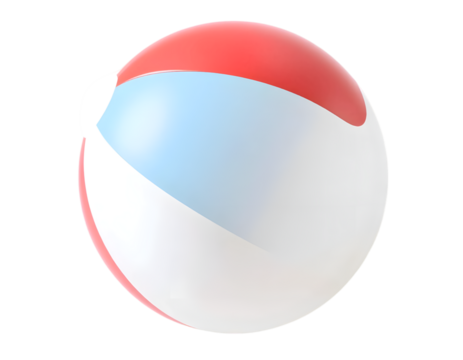 Beach ball with flag of France
