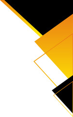 Black and Yellow Certificate Corner