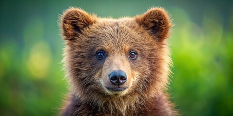 Fototapeta premium Adorable Young Bear Cub Portrait - Wildlife Photography