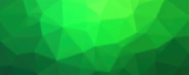 Obraz premium Abstract green polygon backdrop, low poly geometric design , contemporary, stylish, modern