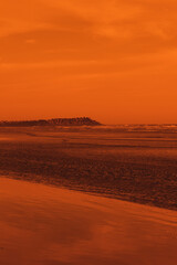 atardecer en el mar
