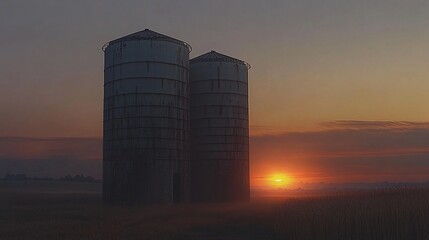 Hunterdon County grain storage towers for agriculture