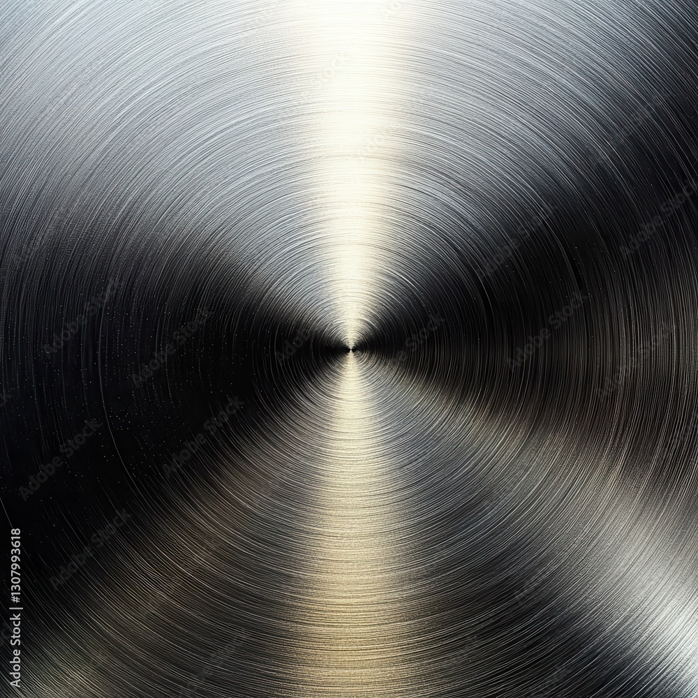 Poster polished metal texture with subtle gradient and circular patterns ideal for background use in digita