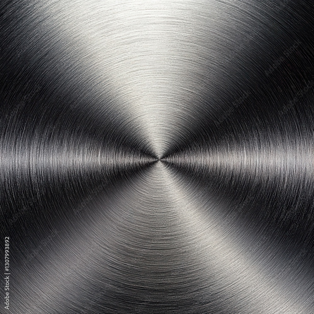 Poster polished silver metal background with a smooth texture ideal for modern design and high-tech applica