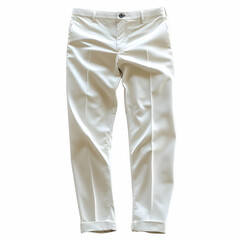 Cream-Colored Men's Trousers 3D Illustration: Detailed Render of Stylish and Modern Pants
