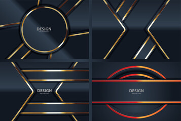 Fototapeta premium gold banner Abstract vector background board for text and message design modern. vector illustration