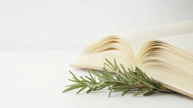 laid out next to a recipe book, symbolizing culinary creativity and inspiration against