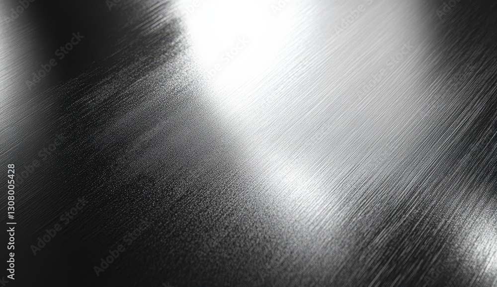 Poster smooth and polished black metallic surface with subtle reflections creating a sleek and modern aesth