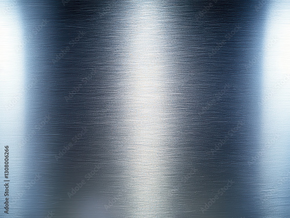 Poster smooth brushed aluminum texture with soft light reflection for background and design elements in mod