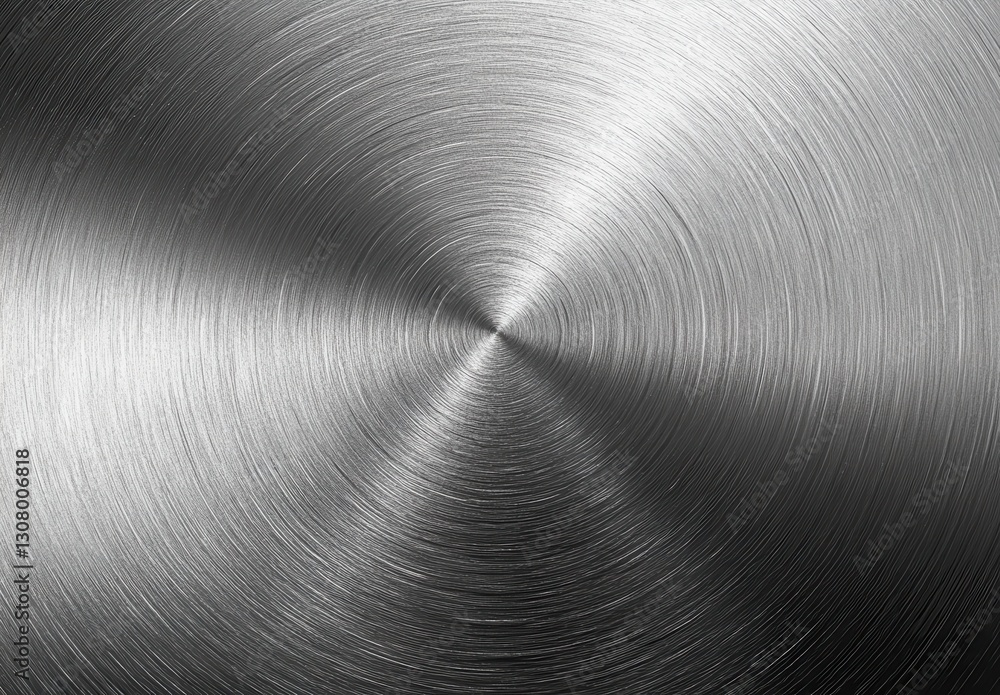 Poster smooth brushed metal texture for industrial background and design elements with reflections and soft