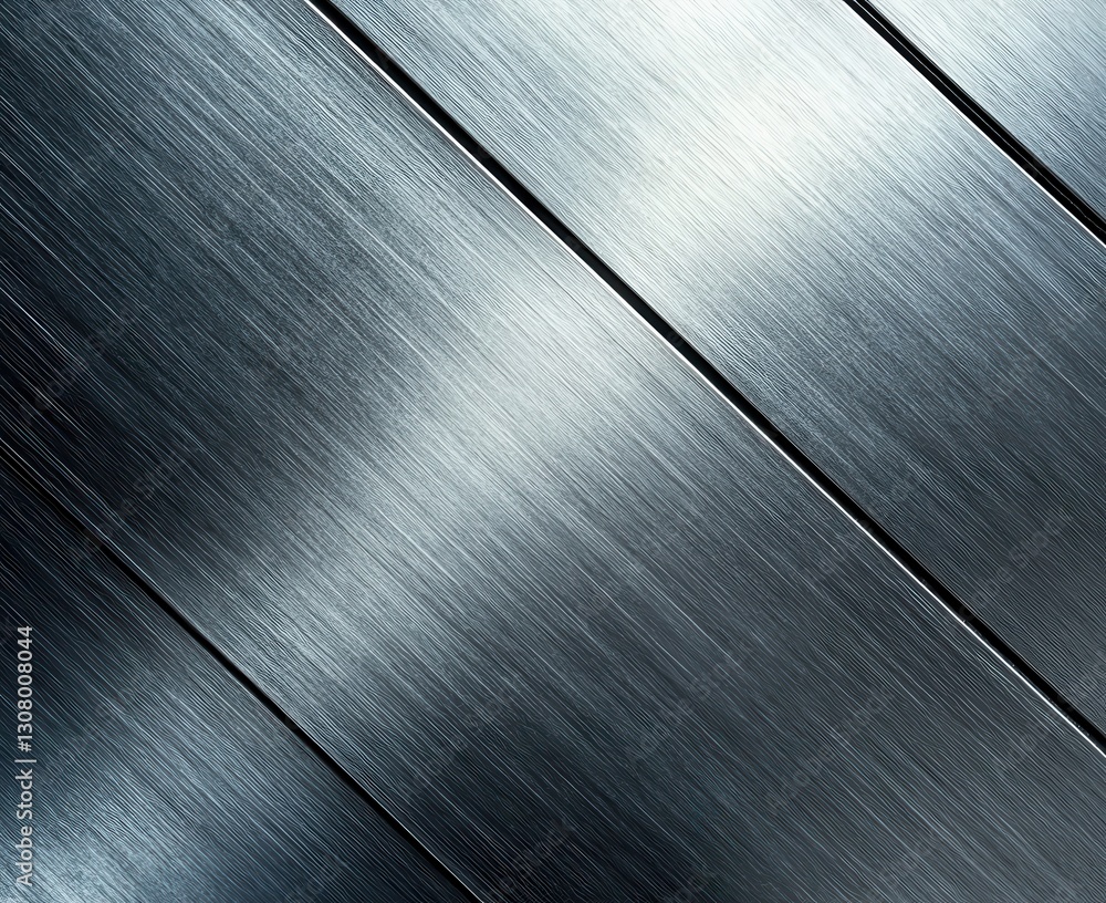 Poster smooth metallic surface with brushed texture renders cool and modern appearance for industrial and a