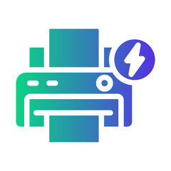 printer Gradient icon